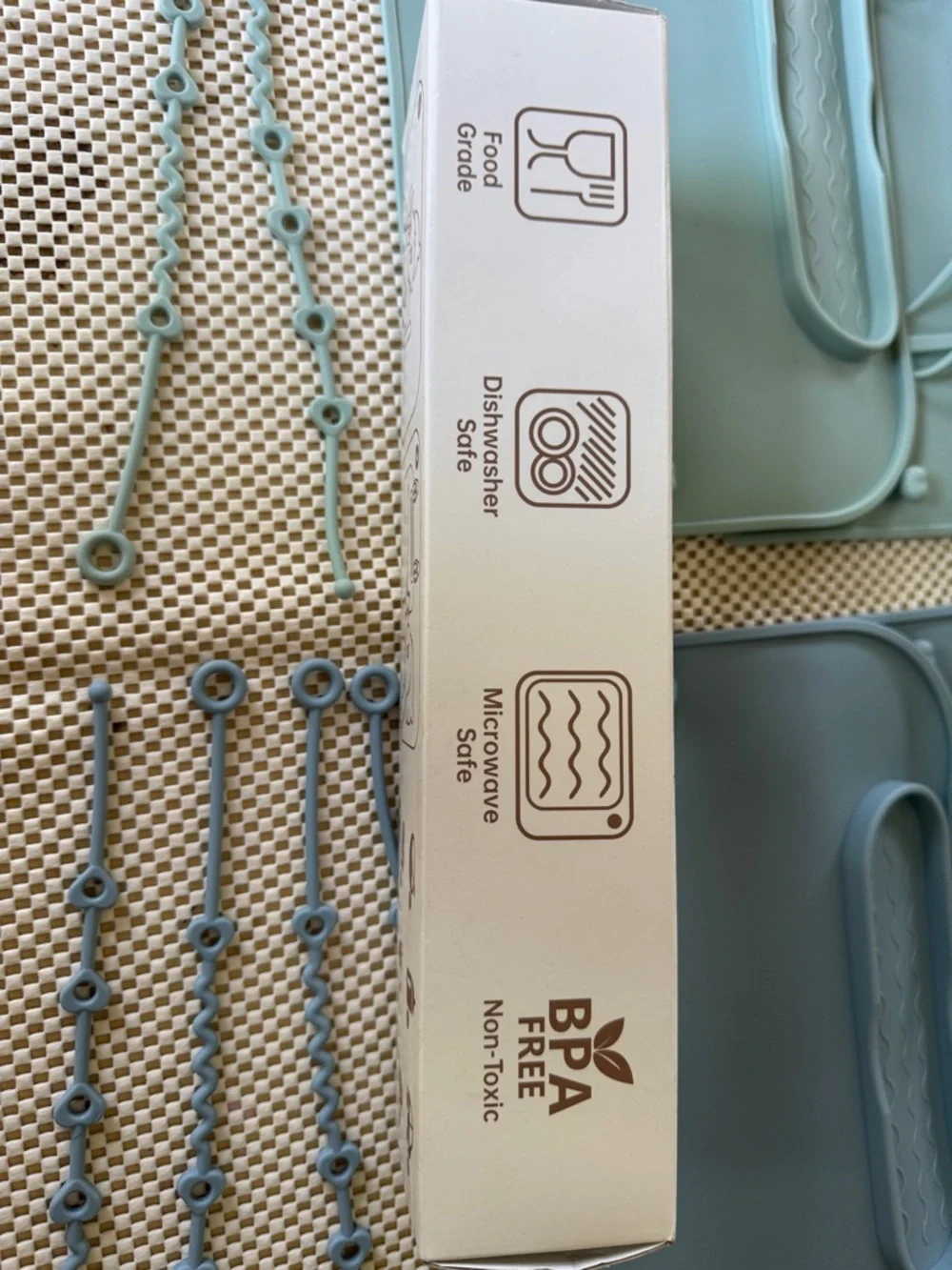 Captainbear new silicone placemat highchair new set of 4 baby , toddler